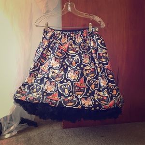Handmade Halloween cupcake skirt